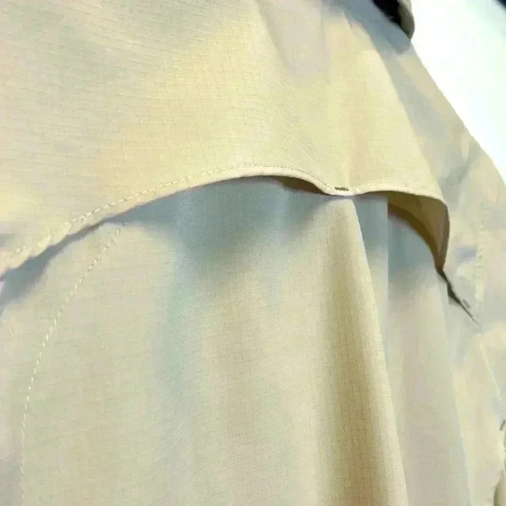 Columbia Omni Shade Sun Protection Button Short Sleeve Women's 1X Shirt Hike - Picture 7 of 8